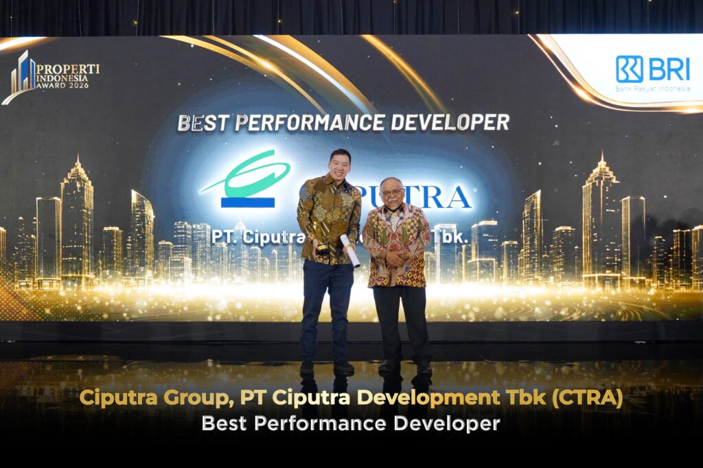 Ciputra Group Raih Best Performance Developer di Properti Indonesia Awards 2026